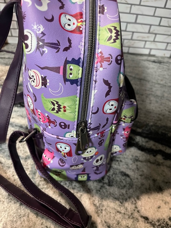Disney The Nightmare Before Christmas Purple Character Mini Backpack main image 4